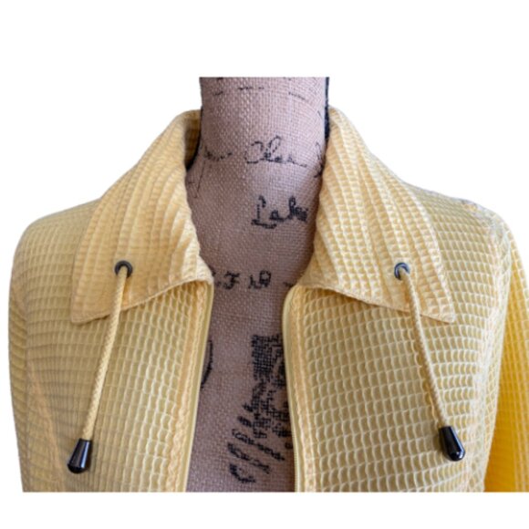 Christopher and Banks Yellow Women's Zip Up Jacket Size Small - Picture 3 of 6